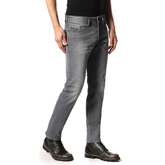 NWT DIESEL Buster Slim Tapered 084HP Jeans in Grey 38 - Picture 1 of 16